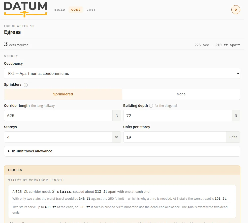 Egress tool screenshot